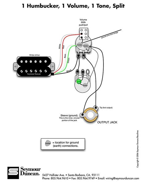 wiring diagrams seymour duncan p