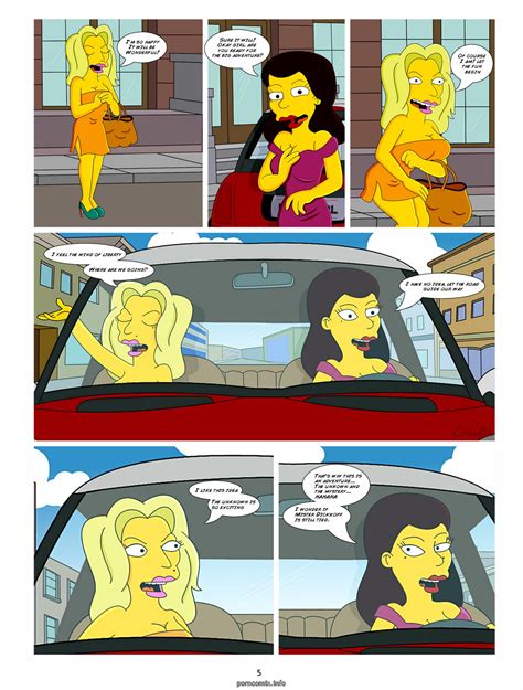 simpsons road to springfield porn comics one
