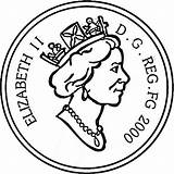Coloring Elizabeth United Ii Kingdom Pages Queen Printable Color Getdrawings Print Coin Supercoloring Getcolorings sketch template