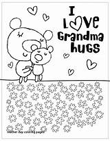 Mothers Coloring Pages Happy Grandma Hallmark Printable Mother Color Grandmother Print Cards Birthday Template Sheets Religious Getcolorings Getdrawings Valentines Templates sketch template