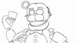 Freddy Coloring Fnaf Pages Golden Bonnie Toy Withered Drawing Chica Nightmare Foxy Aphmau Mangle Nights Five Fazbear Printable Color Drawings sketch template