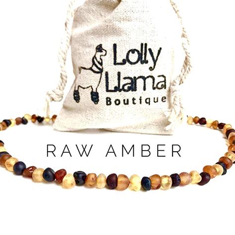 adult amber necklace raw multistone tricolor by lolly