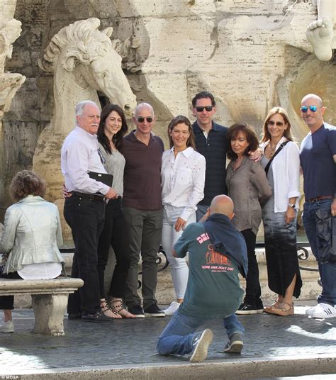 amazon founder jeff bezos vacations in italy with his wife daily mail online