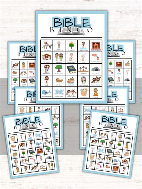 printable bible bingo