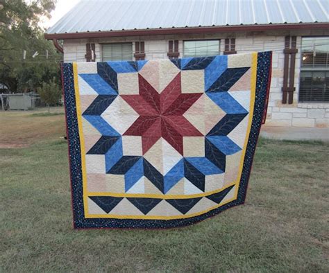 carpenter star quilt finished patchwork times  judy laquidara