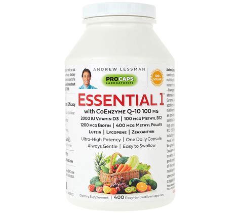 qvc andrew lessman  essential complete multi vitamin mineral  choice tvshoppingqueens