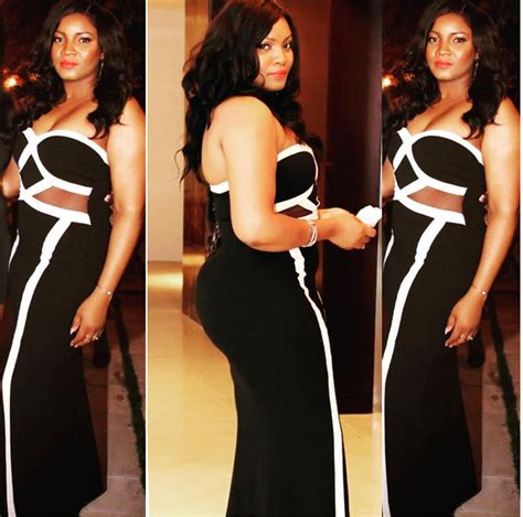 Omotola Puts Her Belly On Display As She Rocks Hot Monochrome Cut Out