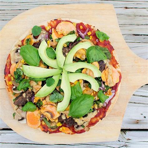 Vegan Pizza Yes Please Recipe Video In My Bio Made With Refried Black
