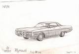 1972 Plymouth Fury Iii Drawings Original Stephenwiltshire sketch template