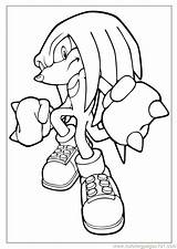Sonic Coloring Pages Knuckles Mario Monopoly Christmas Printable Colorat Color Online Cu Drawing Coloringpages101 Hedgehog Cartoons Getdrawings Printables Echidna Cartoon sketch template