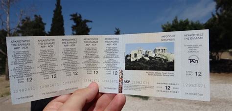 ticket  acropolis  sites  greece kicks   june protothemanewscom