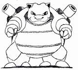 Blastoise Coloring Pokemon Pages Colouring Mega Printable Getcolorings Pag Color Template sketch template