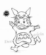 Coloring Pages Ghibli Studio Totoro Getdrawings Printable Getcolorings sketch template