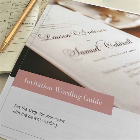 stress  wording guide stationery wedding invitations