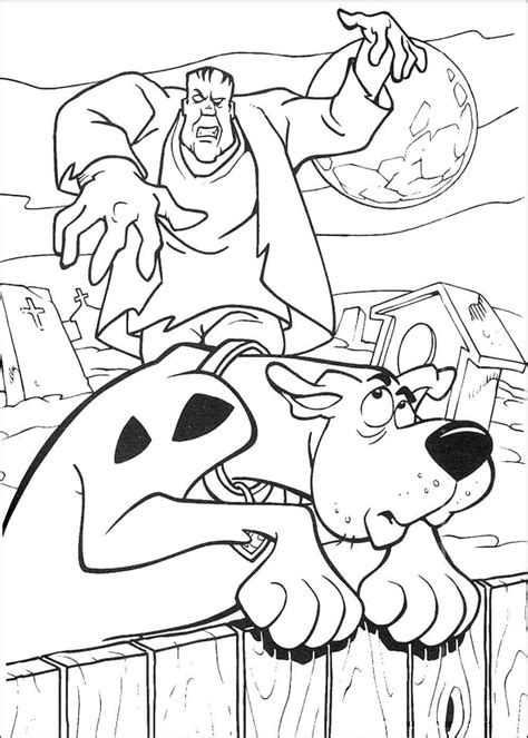 printable coloring pages scooby doo