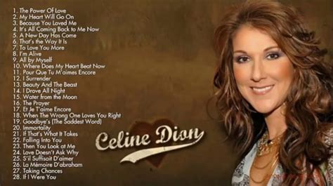 Celine Dion Greatest Hits Full Album New 2017 The Best