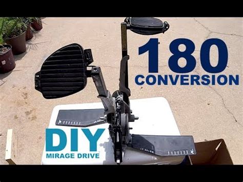 diy  conversion hobie mirage drive   step  step youtube