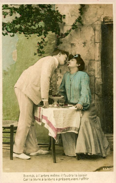 France Romance Postcard Drawing By The Advertising Archives Fine Art