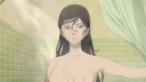 rule 34 black hair blue eyes breasts kumashiro maya long hair nipples