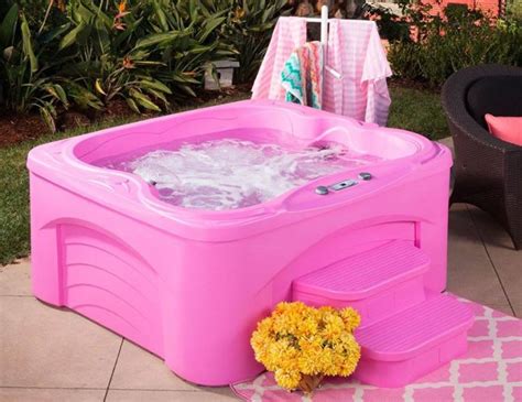 Plug N Play Pink Hot Tubs Support Breast Cancer Awareness