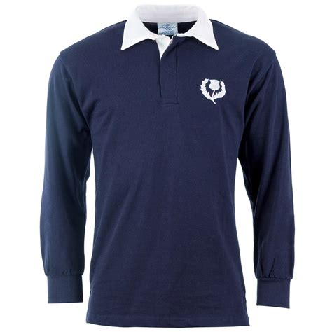 mens scotland classic rugby shirt long sleeved rugbystore