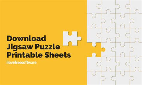jigsaw puzzle printable sheets    websites