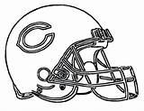 Coloring Bears Helmet Chicago Football Pages Logo Nfl Cleveland Browns Clipart Packers Helmets Clip Drawing Steelers Cavaliers Printable Bay Green sketch template