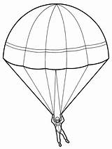Fallschirm Paracadute Malvorlage Parachute Paratrooper Malvorlagen Misti Parasail sketch template
