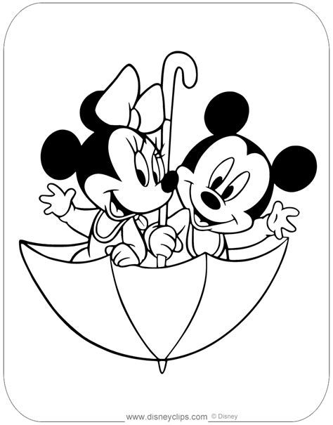 baby minnie mouse  mickey mouse coloring pages minnie mouse reverasite