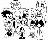 Teen Coloring Pages Titans Titan Drawing Go Grease Disegno Group Printable Kids Getdrawings Getcolorings sketch template