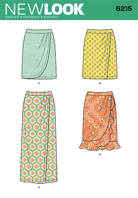 printable wraparound skirt pattern