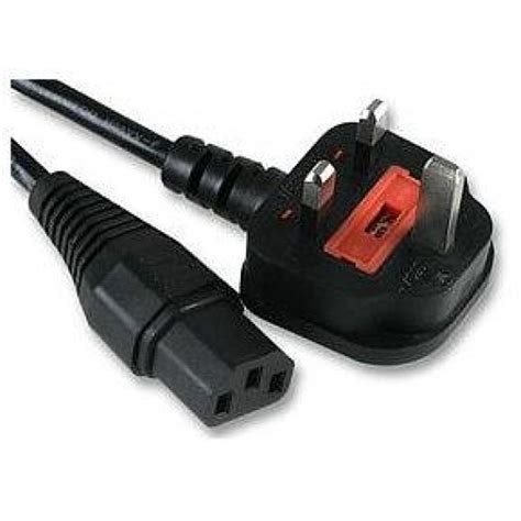 power cable   pin uk plug cm
