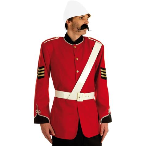 large red mens boer war british soldier costume boer war soldier costume mens fancy dress