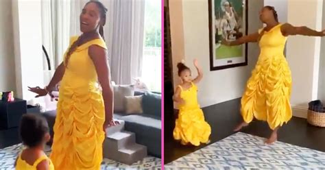 Serena Williams Twins With Her Daughter In Adorable Belle