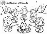 Colouring Girl Guides Pages Sheets Sparks Coloring Canada Brownie Scout Campfire Brownies Camping Printable Guide Camp Spark Google Visit Search sketch template