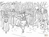 Ark Dancing Covenant Josiah Hebrew Arca Kleurplaten Uzzah Danza Furnace Supercoloring Foran Danser Tegninger Ispirazione Chosen Divyajanani Davanti Davide Kategorier sketch template