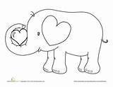 Worksheets Elephants Dxf Sheets Getdrawings Getcolorings sketch template