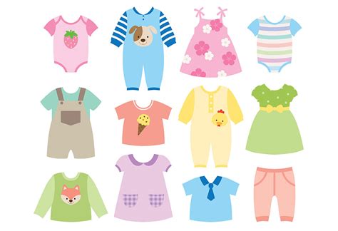 list  clothes names  preschool kids  pictures