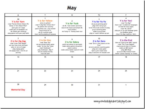 preschool calendar kids pinterest preschool calendar