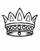 Crown Simple Coloring Pages Template sketch template