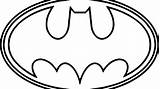 Batman Symbol Coloring Pages Color Getdrawings Getcolorings sketch template