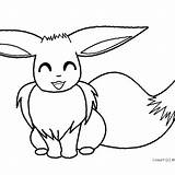 Eevee Evolutions Pokemon sketch template