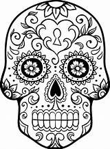 Coloring Pages Skull Sugar Mexico Color Girl Mexican Drawing Female Printable Culture Skulls Pdf Getcolorings Getdrawings Template Print Clipartmag Colorings sketch template
