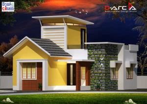 sq ft bhk contemporary style single floor house   plan  lacks  home pictures