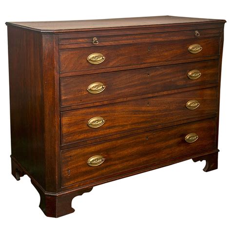 mahogany canted corner chest  drawers  sale  stdibs