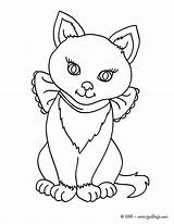 Siames Imprimir Colorir Gatitos Gatinha Cachorro Katze Gatti Hellokids Fiocco Gatta Línea sketch template