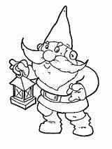 Funny Gnome Coloring Template Pages sketch template