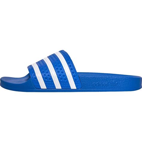 adidas originals heren adilette slippers blauw