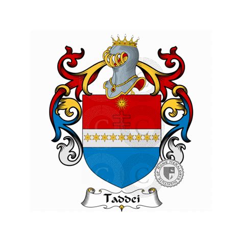 taddei familia heraldica genealogia escudo taddei