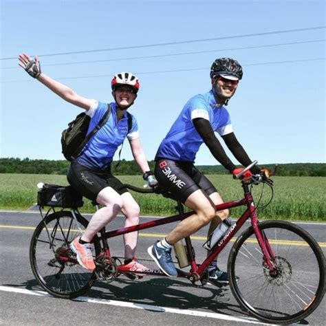 talking tandem  cycle  sight fighting blindness canada fbc